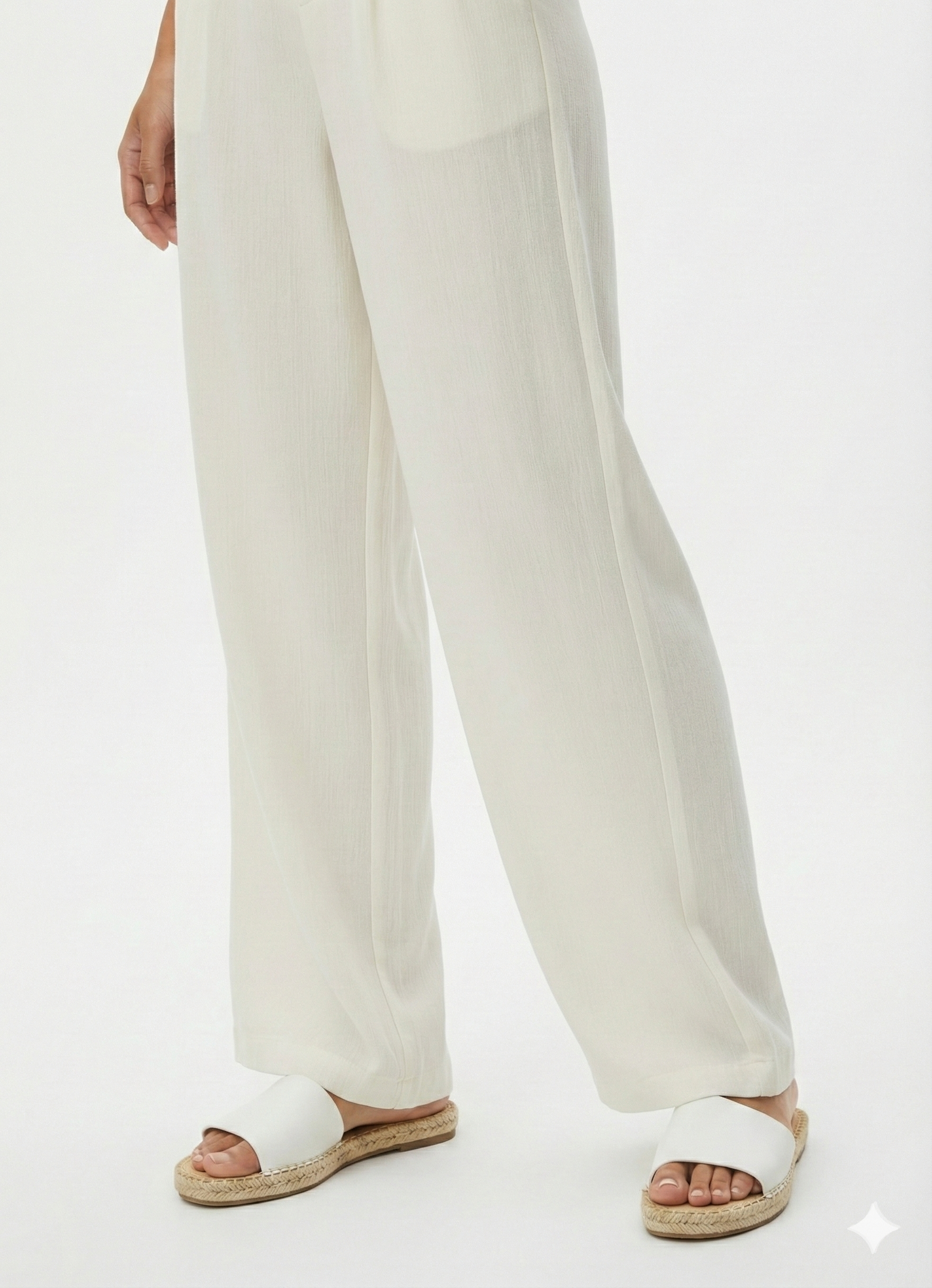 Capri Leather Espadrille Slides