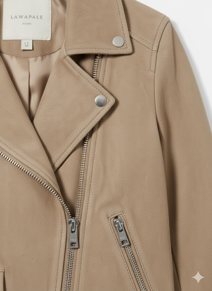 City Suede Biker Jacket