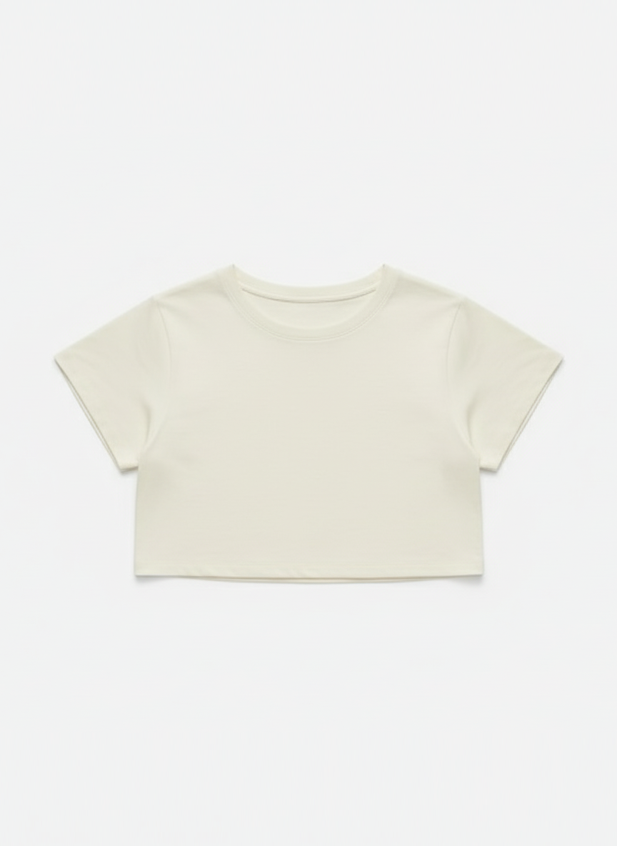 Cloudspun Cropped Tee
