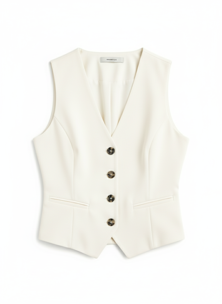 The Phoebe Ivory Waistcoat