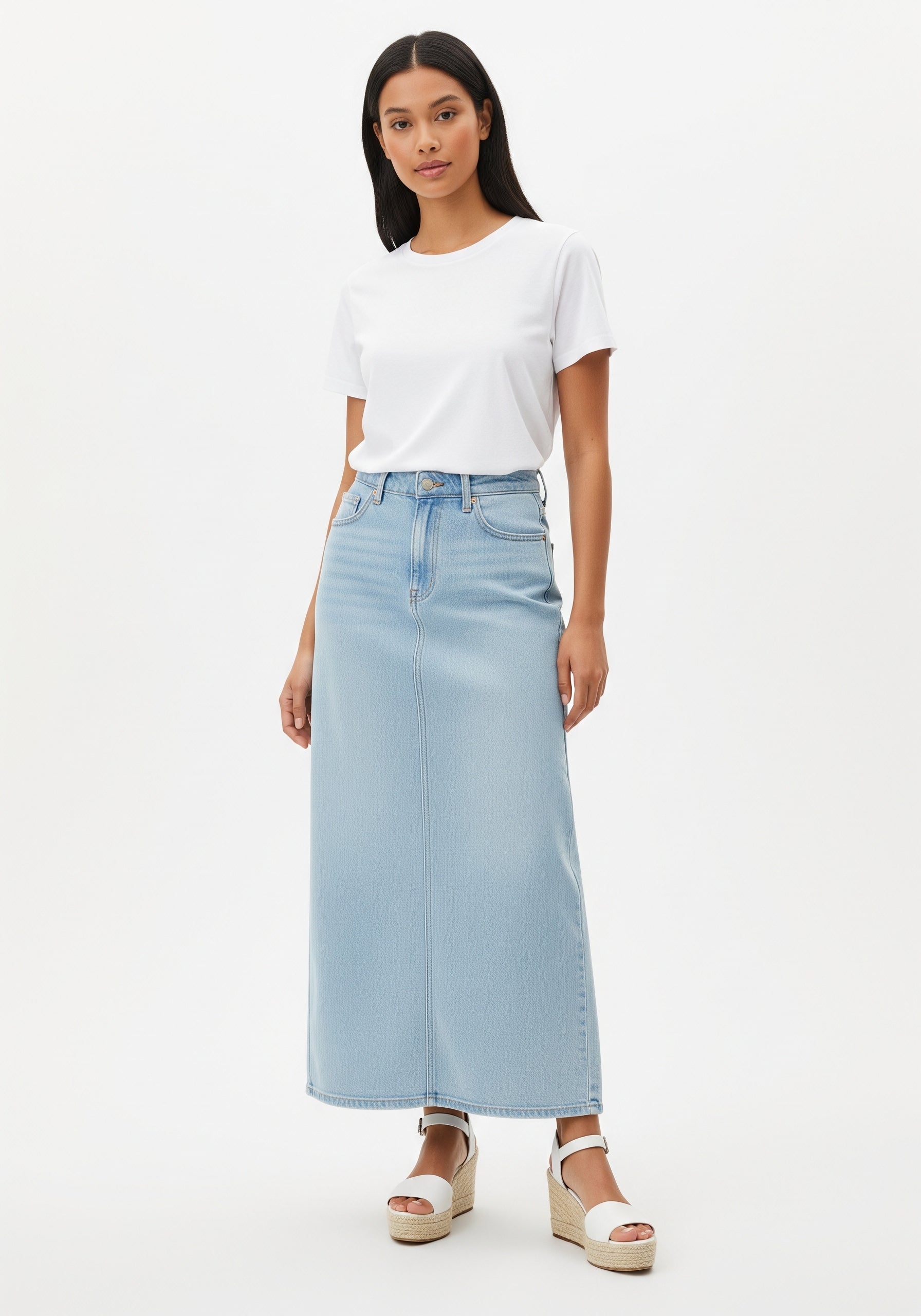 Solana Denim Skirt