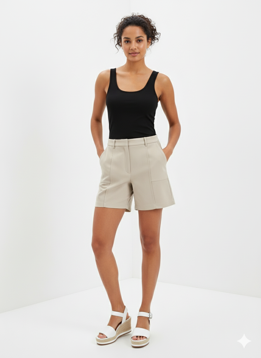 The Essential Scoop Vest - Black