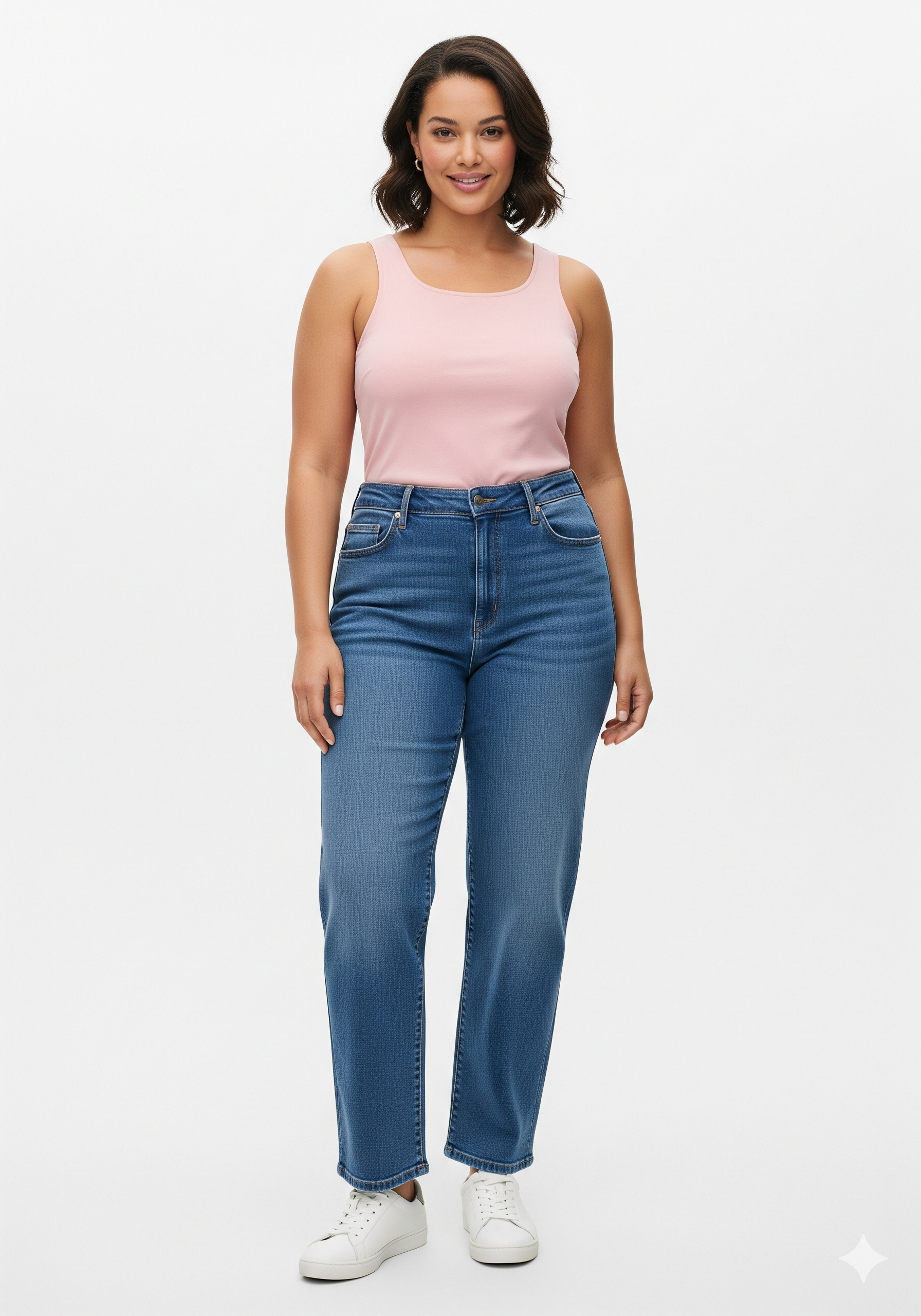 The Essential Scoop Vest - Blush Pink