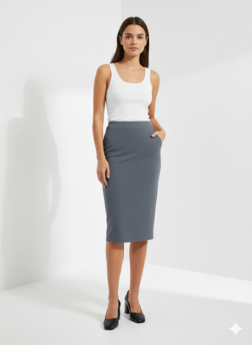 The Essential Scoop Vest - White